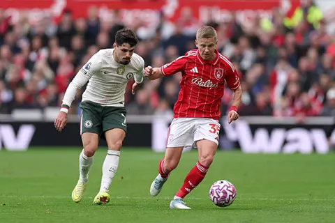 دقيقة بدقيقة.. نوتينجهام 0-0 تشيلسي.. تسديدة خطيرة